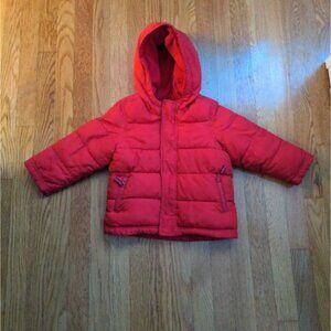 Old Navy toddler unisex Red jacket coat winter frost free size 3T kids
